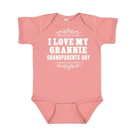 

Inktastic Grandparents Day I Love My Grannie Gift Baby Boy or Baby Girl Bodysuit