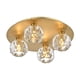 thumbnail image 3 of Lámpara de techo Elegant Lighting Graham de 4 luces, hierro dorado, 3 of 8