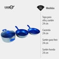 thumbnail image 2 of Set de Sartenes y Olla de Cocina Flavor Pan con Zafiro Antiadherente 4 piezas, 2 of 2