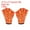 Orange, variant on Uxcell Webbed Swimming Aquatic Gloves Printing Water Resistance Training Gloves Light Green, S