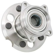 QJZ [1-Pack] 512338 Rear Wheel Bearing and Hub Assembly for 2001-2005 Toyota RAV4 [All Wheel Drive Models ONLY], 5 Lugs with Non-ABS
