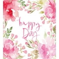 thumbnail image 3 of Country Duvet Cover Set, Abstract Farm Style Image of Watercolor Flowers Leaves Frame Like Image, Decorative 3 Piece Bedding Set with 2 Pillow Shams, Queen Size, Pale Pink and Green, by Ambesonne, 3 of 3