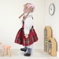 thumbnail image 1 of Muñeca De Porcelana Exquisita Muñeca De Casa De Muñecas De Trenza Larga, Juguete De Muebles De Casa De Muñecas Para Niños, 1 of 7
