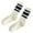 Black, variant on Unisex Striped Crew Socks Matching Couple Socks Soft Comfortable Mid Calf Socks Casual Cotton Socks for Men Women Everyday Activities