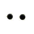thumbnail image 2 of Aonejewelry 0.33 CTW Round Black Diamond Martini Stud Earrings In 14K Gold, 2 of 4