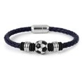thumbnail image 1 of Pulsera de fútbol para hombre, brazalete trenzado sencillo, joyería para niños y hombres, 1 of 3