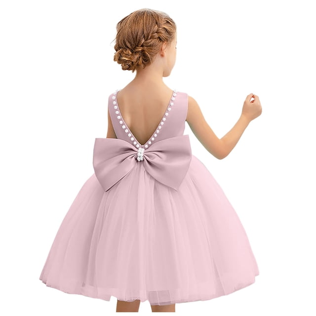Girl Robe Fille Robe de Mariage pour Enfants Robe Flower Robe de Performance Piano Robe