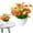 E, variant on 7" Artificial Potted Daisy Chrysanthemum - White Yellow 21-Head Fake Flowers with Pot, UV Resistant Faux Plants for Home, Office, Desk & Outdoor Decor