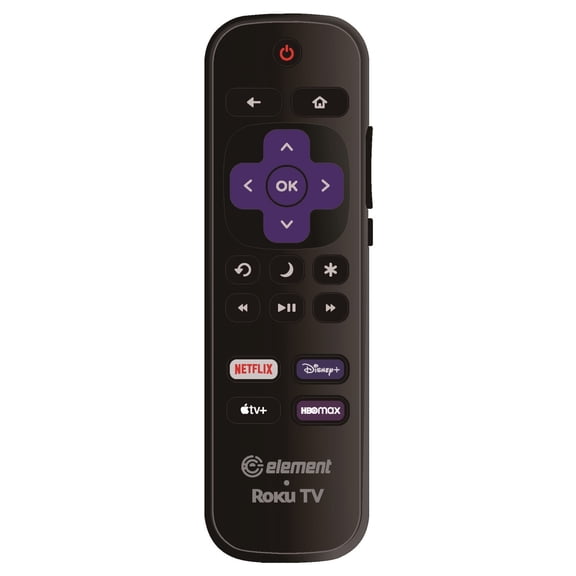 OEM Replacement Remote Control Compatible with All Element Roku TV Smart 4K Ultra HDTV 【Only Works with Element Roku TV, Not for Roku Stick and Roku Box】 (Netflix/Disney Plus/Apple TV  / HBO Max)