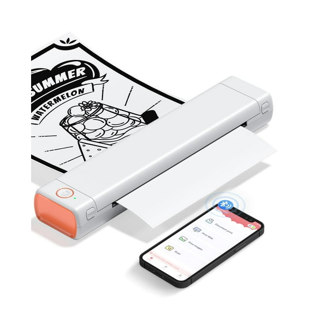 Impresora portátil Phomemo M08F inalámbrica Bluetooth
