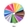 thumbnail image 2 of Maoww 40pcs Mixed Color Soft sheets patchwork cloth patchwork cloth Soft Nonwoven Felt Fabric Sheets 10x15cm DIY Craft Patchwork Cloth Children Kids, 2 of 8