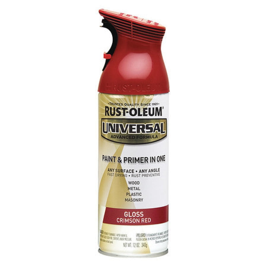 RUSTOLEUM 247562 Spray Paint, Crimson Red, Gloss, 12 oz.