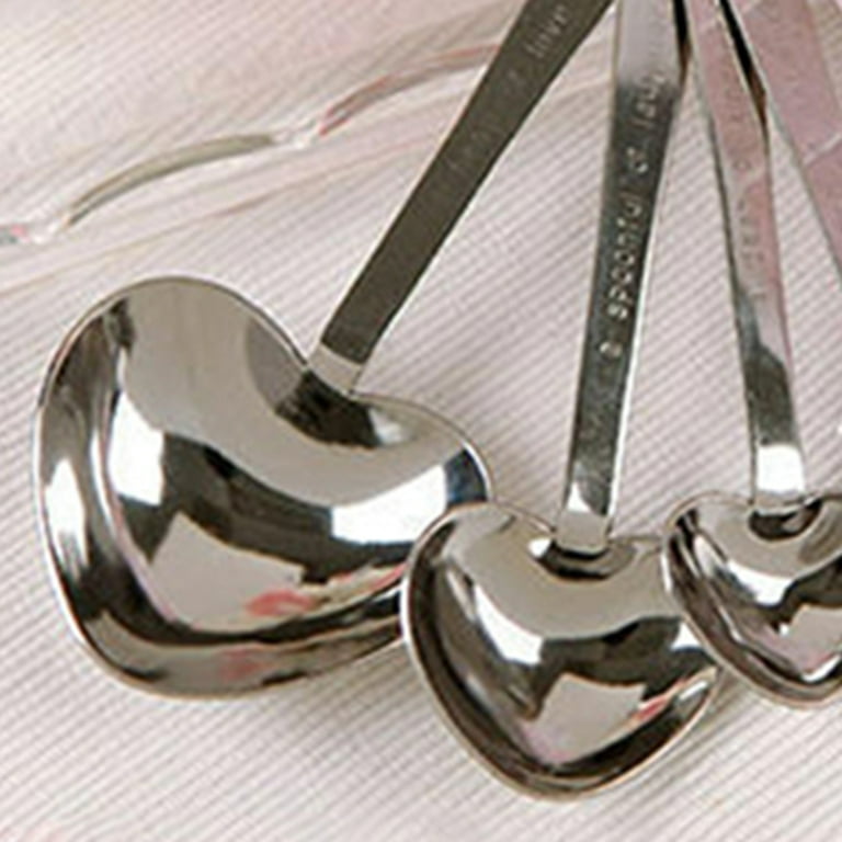 Heart Measuring Spoons  Tablespoons for Baking with Love