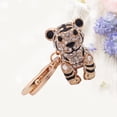 thumbnail image 2 of 1 Pce Porte-Clés Incrusté de Strass Tiger Boucle de Sac à Main Pendentif Porte-Clés de Voiture, 2 of 7