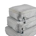 thumbnail image 2 of Compression Suitcase Wear Resistant Luggage Accessories Durable Organizer Bags Storage for Shoes Gray, 2 of 7