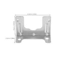 thumbnail image 3 of WEUVEB Iron Ceiling Fan Bracket 6Pcs Stable Motor Support Indoor Replacement Parts, 3 of 8