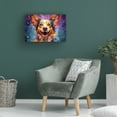 thumbnail image 3 of Canvas Wall Art - Ray Heere 'Happy Dog 4' Wall Art for Living Room, Bedroom, or Office Décor by Trademark Fine Art - 24 x 16 Inches, 3 of 4