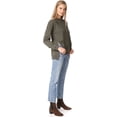 thumbnail image 4 of Joe's Womens Ripped Sweatshirt, Green, X-Small, 4 of 5