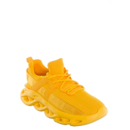 

Chunky Elastic Mesh Sneaker - Unisex Sculpted Outsole Shoes
