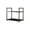 #2 Black【1x Shelf】, variant on Rolling Storage Cart Mobile Utility Organizer Shelving Unit Manage Household Items in Kitchen Pantry Laundry Room, KTFgvq