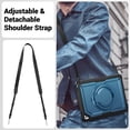 thumbnail image 6 of XYX Case for iPad 9th 8th 7th Gen 10.2 inch 2021 2020 2019 with Rotating Stand, Shoulder Strap, 2in1 Shockproof Cover, Navy Blue, 6 of 7