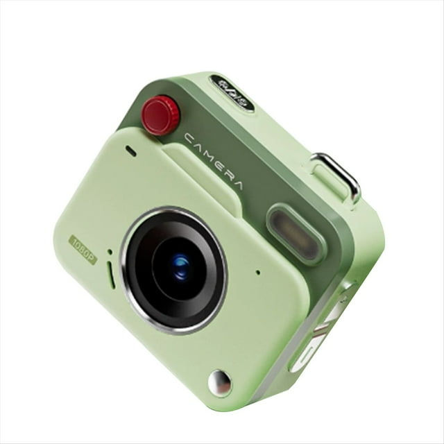 Mini Cámara Digital HD 1080P para Niños y Estudiantes - Pantalla IPS de 1,77 Pulgadas CCD, Cámara Digital Compacta Retro.
