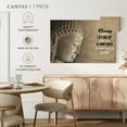 thumbnail image 5 of Elephant Stock Have Faith Buddha Quote Wall Art - Horizontal Canvas Wall Art - Living Room Wall Decor - Wellness Canvas - Beige And Brown Decor - 12" x 8", 5 of 8