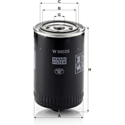 MANN-FILTER W 940/25 - Motor Oil Filter