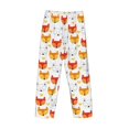 thumbnail image 6 of Balery Cute Fox with Heart print Men's Pajama Pants,Ultra Lightweight Pjs,Lounge Pant-Large, 6 of 9