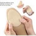thumbnail image 4 of HUGFEG 2pcs Pointed Toe Sole Anti Slip Sticker, Noise and Shock Absorbing Pad, Shoe Bottom Protector Shoes Cushion, Water Ripple Self Adhesive Wearable Sole Protector for High Heels Boots U2536-11898, 4 of 9