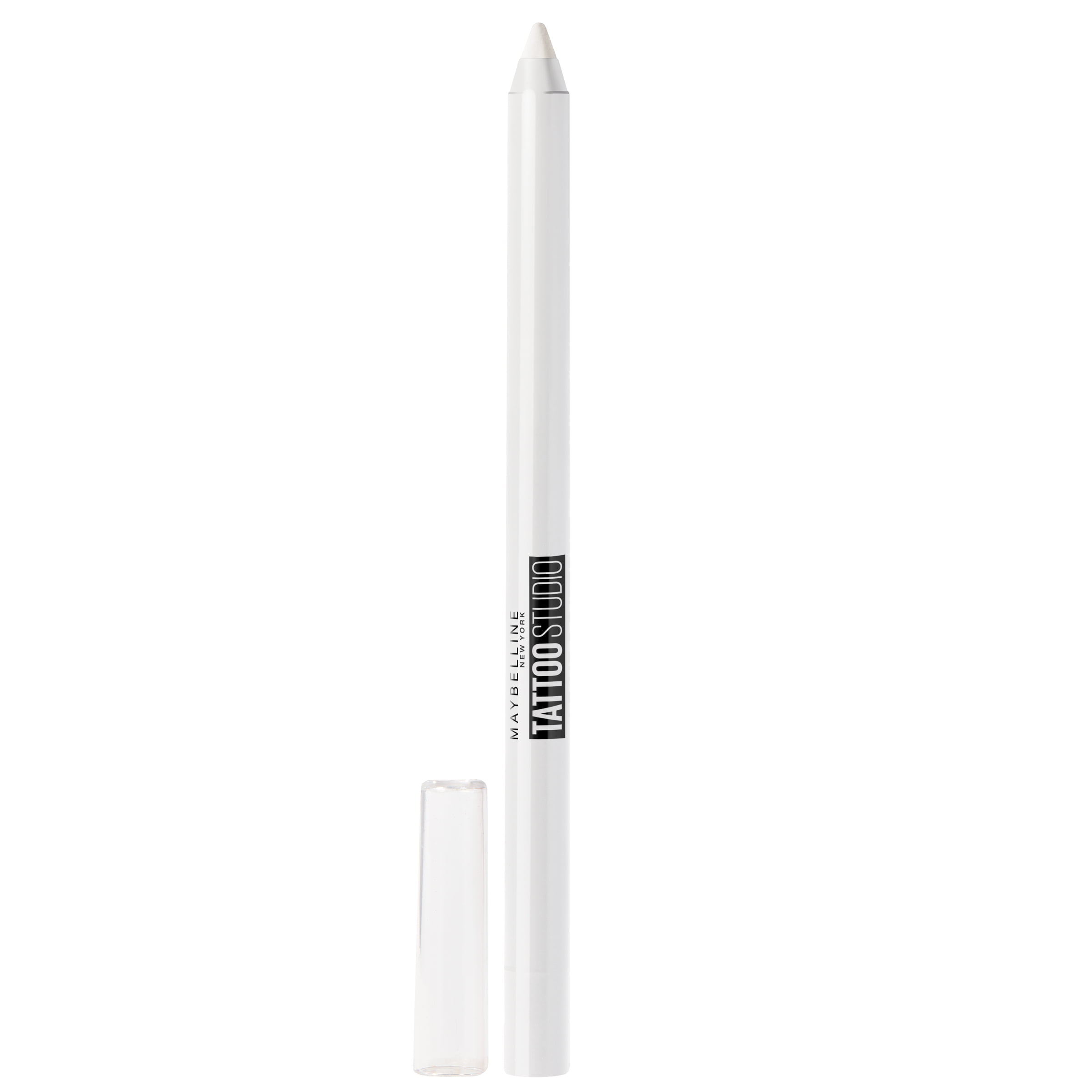 Maybelline TattooStudio Waterproof, Long Wearing, Eyeliner Pencil Makeup, Polished White, 0.04 oz