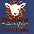 thumbnail image 2 of CafePress - Lamb Of God Maternity T Shirt - Maternity Dark T-Shirt, 2 of 3