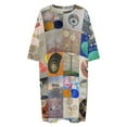 thumbnail image 4 of Hilma Af Klint Montage Sleepshirts For Sleeping Travels Loose Sleepdress Pajama Dress Soft Nightdress Sleepwear, 4 of 7