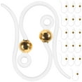 thumbnail image 1 of 50pcs Earring Hooks DIY Earring Parts Earbob Jewelry Making Accessories, 1 of 8