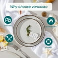 thumbnail image 4 of Malacasa 18 Pcs Dinnerware Sets For 6 people, Plates and Bowls Set, Stoneware Tableware Dishwasher Microwave Safe, Grey, 4 of 10
