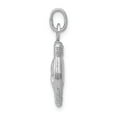 thumbnail image 2 of 14K White Gold Charm Pendant Themed 22.4 mm 5.5 Rock On Sign, 2 of 4