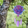thumbnail image 2 of Toddmomy Wall Decorations for Bedrooms 1Pack Dream Catcher 11.4x5.2in Round Blue Acrylic with Exquisite Design, 2 of 8