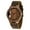 Woodpecker-A, variant on Wooden Watches for Men, Stylish Exotic Wrist Watch with Creative Dial Adjustable Stainless Steel Buckle, Leather Straps, Casual Watches for Man