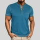thumbnail image 1 of Tops para hombre, blusas y camisas de manga corta con cuello redondo para hombre, blusas casuales de moda para hombre, blusas de manga corta con cuello redondo de color liso, blusa de poliéster para h, 1 of 7