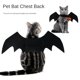 thumbnail image 2 of Ropa para gatos Disfraces de Halloween para perros Ropa para mascotas Arnés transformable estilo campana con alas de murciélago Ropa para gatos, 2 of 5