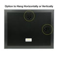 thumbnail image 3 of Excello Global Products Photo Document Frame: 8.5x11 with Double Mat Graduation Diploma Certificate Holder Wall Frame (Black/Silver)) - EGP-HD-0308, 3 of 6