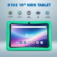 thumbnail image 4 of Contixo Tableta para Niños de 10", Modelo 2025, 32GB, Educativa Android Tablet for Kids 3-12, Controles Parentales, Funda a Prueba de Niños con Soporte, Android 13 - Verde, 4 of 9