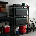 thumbnail image 5 of Remington 60 Qt Heavy Duty Trail Box, Stackable Storage Bin with Latching Lids, Black, 2Pk, 5 of 16