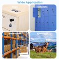 thumbnail image 4 of 001-100 Numbered Tags with Key Ring, 100Pcs Stamping Number Tags Labels, Round Metal Numbered Marking Identification Hang Tags for Keys, Cabinets, Boxes, Animals, Plants Classification, 4 of 6