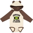 thumbnail image 3 of Inktastic Jamaica Awesome Jamaican Boys or Girls Long Sleeve Baby Bodysuit, 3 of 5