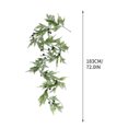 thumbnail image 2 of Hvmvliv Christmas Garland 70.87in Artificial Christmas Norfolk Pine Garlands PVC Fake Thicken Xmas Rattan for Indoor Home Hanging Decor Green, 2 of 6