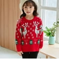 thumbnail image 4 of Rovga Toddler Baby Kids Girls Boys Christmas Knit Sweater Warm Pullover Casual Clothes Soft Comfortable Coat, 4 of 8