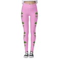 thumbnail image 4 of WILLBEST Leggings de Cintura Alta para Mujer, para Entrenamiento, Yoga, Suaves, Elásticos, con Estampado Navideño, Bloques de Color, Cómodos, para Fitness Y Running 2311 Extra Grande, 4 of 4