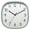 Lake cyan, variant on Square Shape Wall Clock 12inch Quiet Movement Not Ticking Modern Design Large Number Display Operated Clock