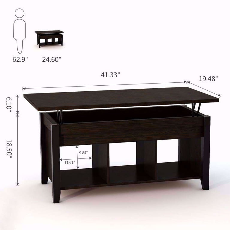 Tribesigns lift 2024 top coffee table